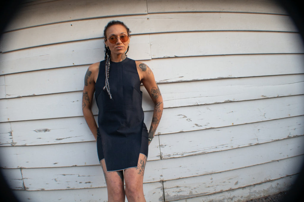 THE RAW DENIM HALTER