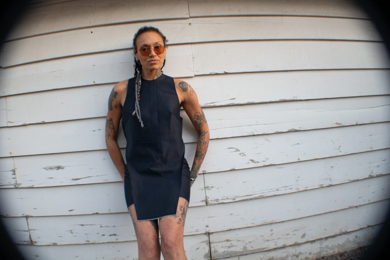 THE RAW DENIM HALTER